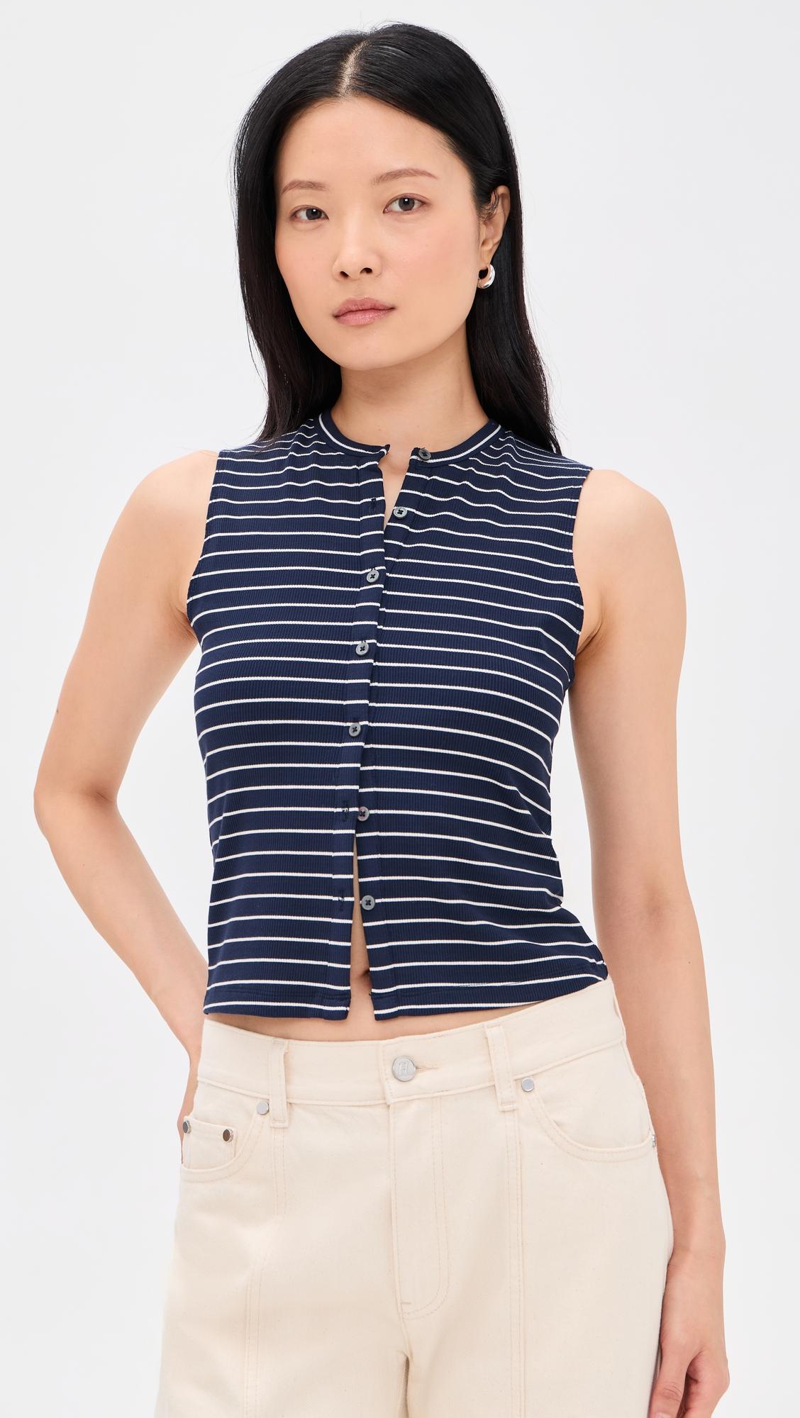 The Rib Splay Top by GOOD AMERICAN
