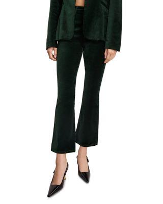 Velvet Good High Rise Kick Flare Pants by GOOD AMERICAN