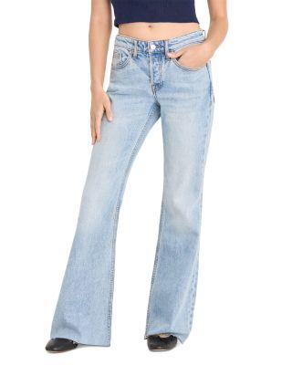 Vintage Low Relaxed Flare Jeans in Indigo1288 by GOOD AMERICAN