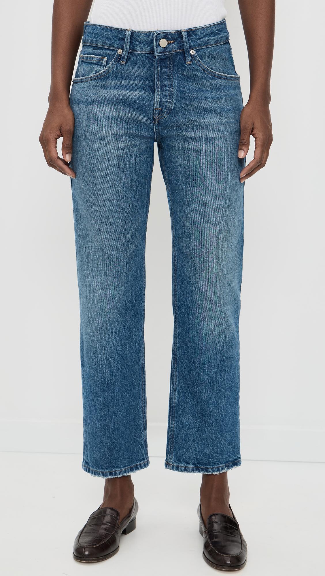Vintage Straight Ankle Jeans by GOOD AMERICAN