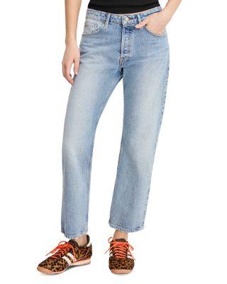 Vintage Straight Ankle Jeans in Indigo1220 by GOOD AMERICAN