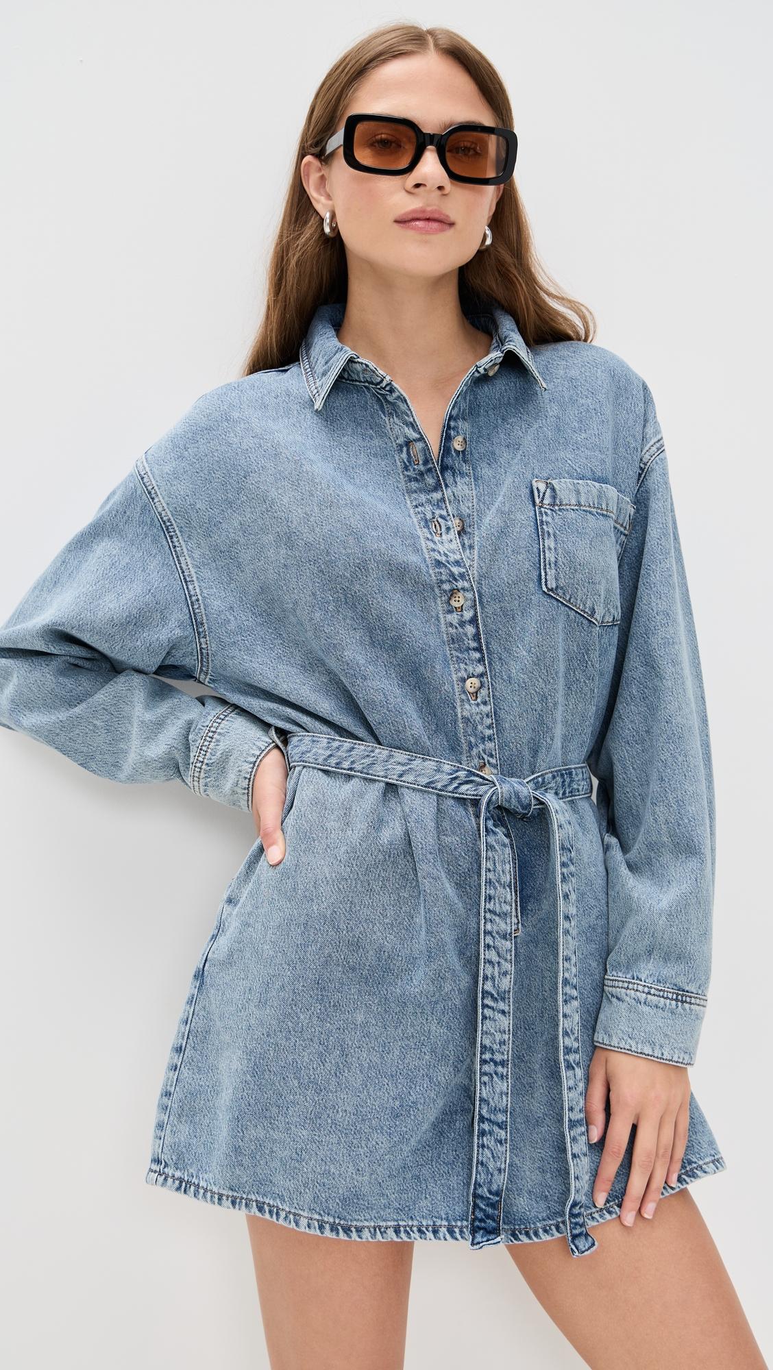 Weightless Denim Romper by GOOD AMERICAN