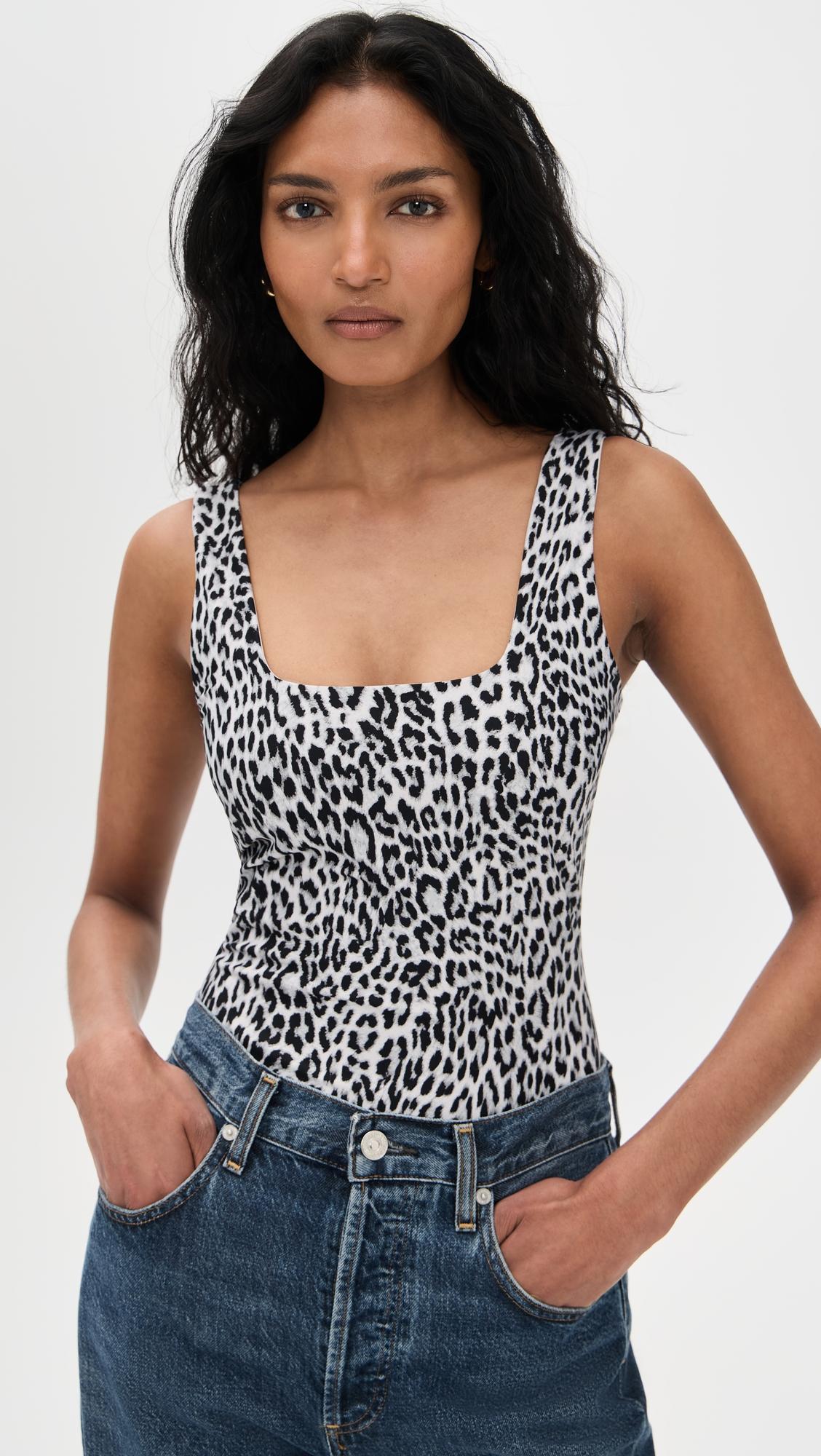 Weightless Scuba Modern Tank Thong Bodysuit by GOOD AMERICAN