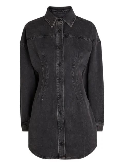 button-up mini dress by GOOD AMERICAN