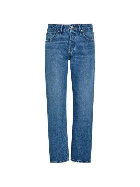 faded straight-leg jeans by GOOD AMERICAN