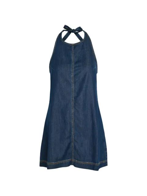 tie neck dress by GOOD AMERICAN