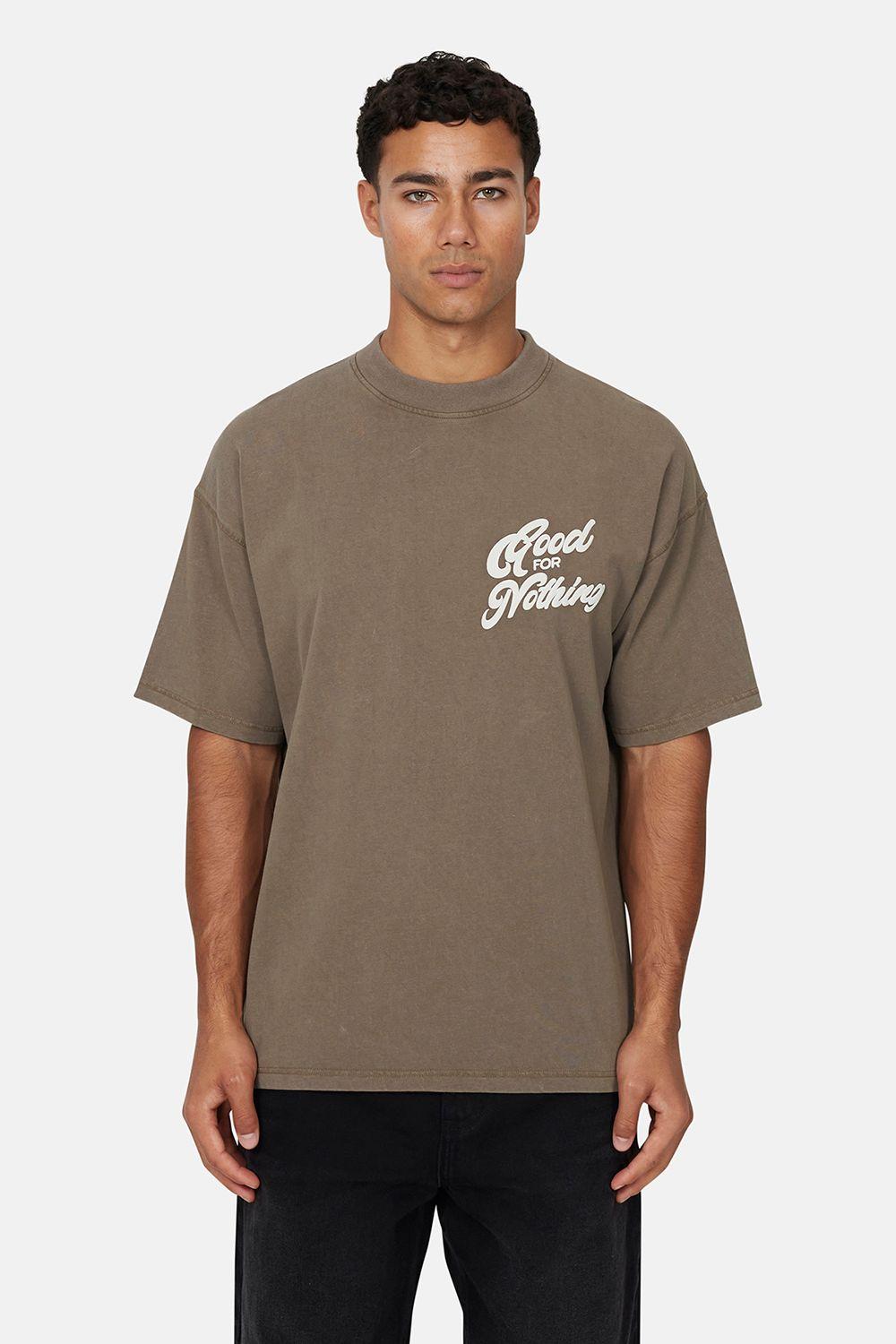 Oversized Puff Print T-Shirt by GOOD FOR NOTHING