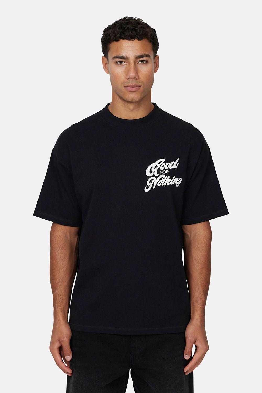 Oversized Puff Print T-Shirt by GOOD FOR NOTHING