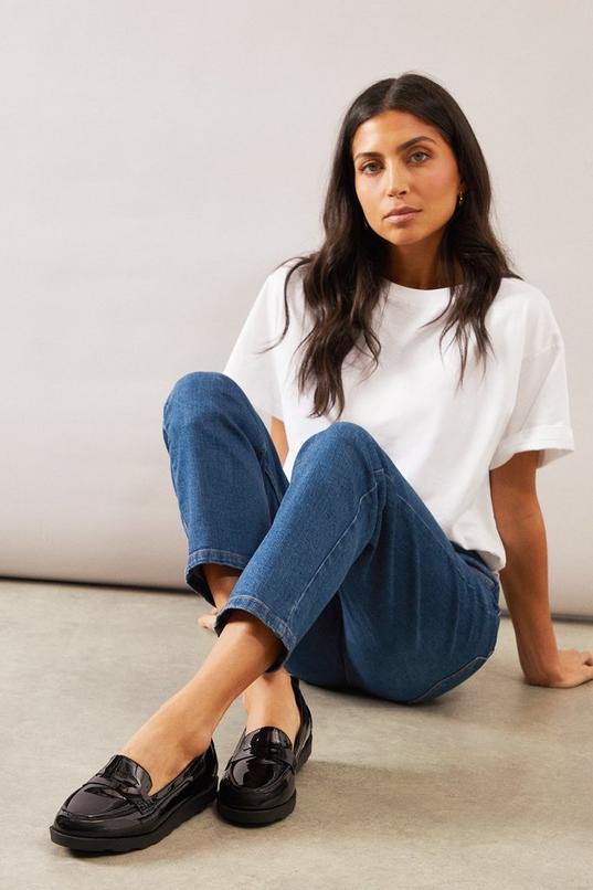 Good For The Sole: Beatrice Faux Leather Saddle Loafers by GOOD FOR THE SOLE