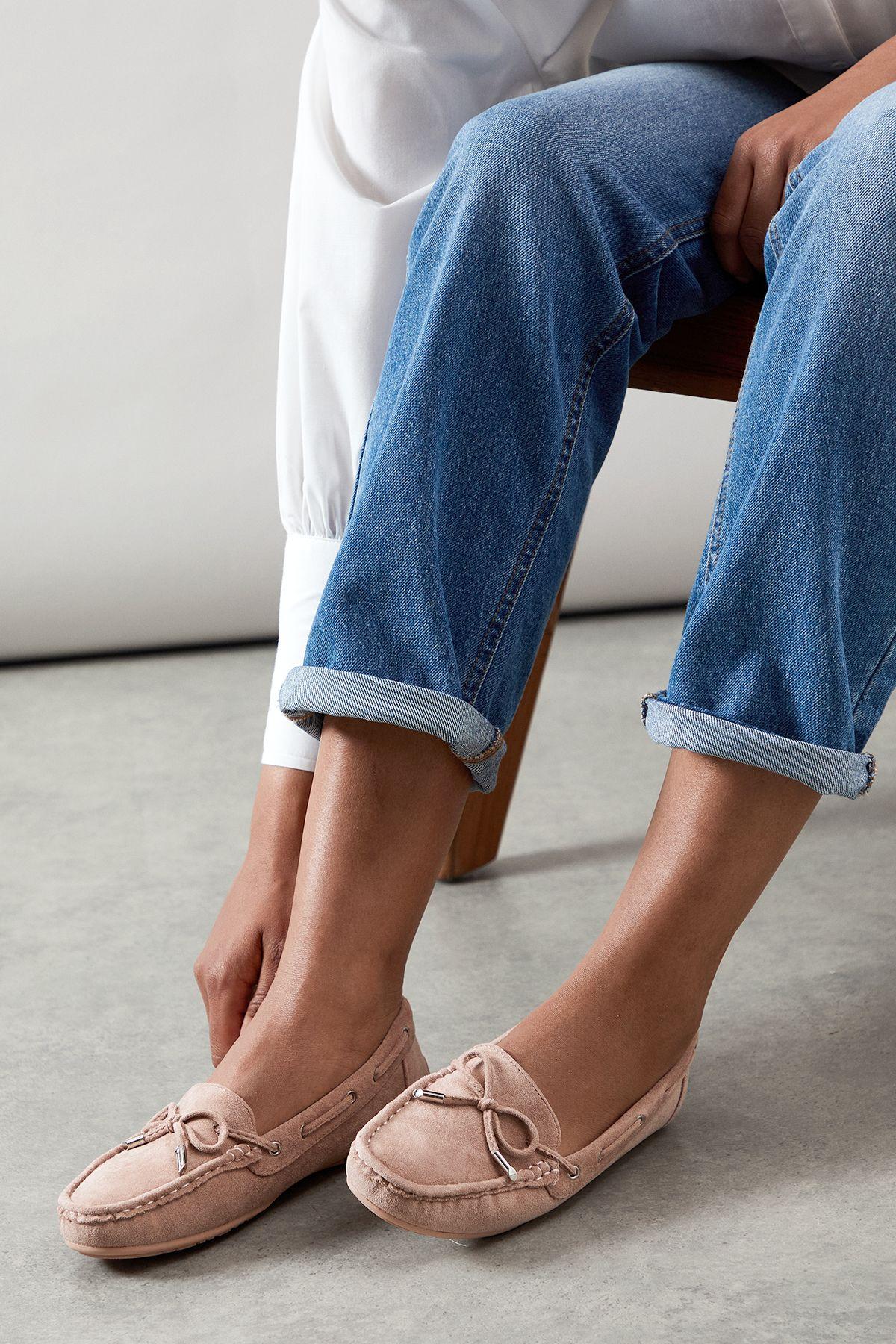 Good For The Sole: Caemille Faux Suede Comfort Sock Flexi Sole Moccasin Flat Shoes by GOOD FOR THE SOLE Good For The Sole: Caemille Faux Suede Comfort Sock Flexi Sole Moccasin Flat Shoes by GOOD FOR THE SOLE