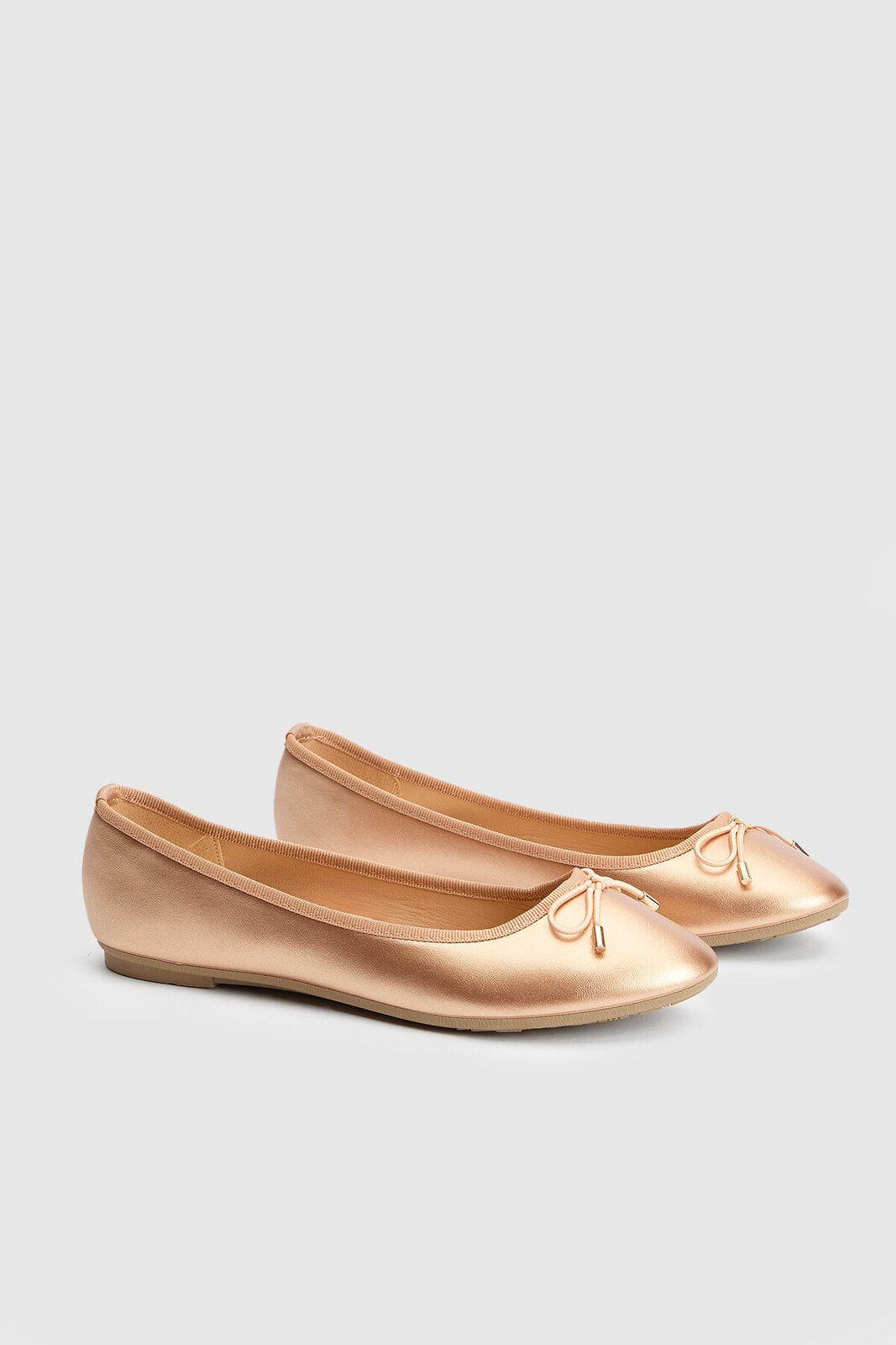 Good For The Sole: Darcy Comfort Bow Detailed Ballerina Flats by GOOD FOR THE SOLE