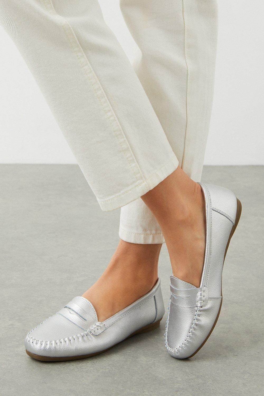 Good For The Sole: Nessa Leather Comfort Loafers by GOOD FOR THE SOLE