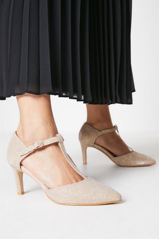 Good For The Sole: Wide Fit Emma Pointed Open Court Shoes by GOOD FOR THE SOLE