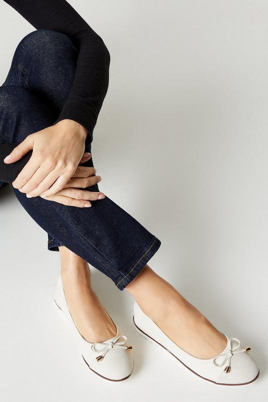 Good For The Sole: Wide Fit Tam Comfort Ballet Flats by GOOD FOR THE SOLE