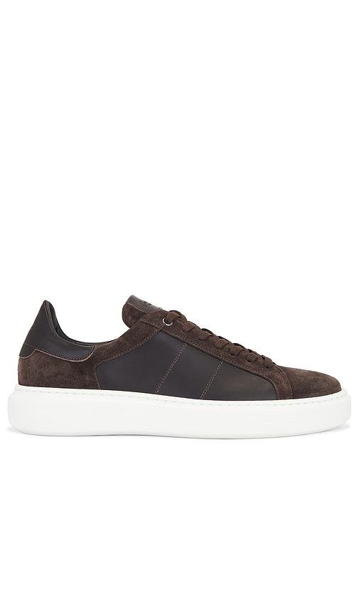 Good Man Brand Legend London Ace Sneaker in Chocolate by GOOD MAN BRAND
