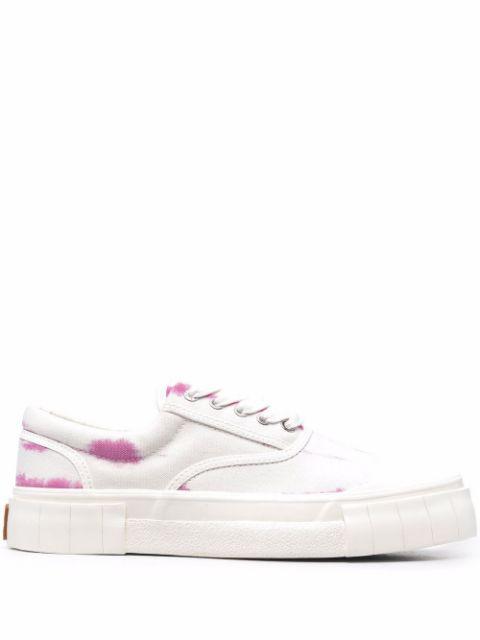 Opal tie-dye print sneakers by GOOD NEWS