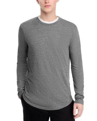 Slim Fit Heathered Long Sleeve Tee by GOODLIFE