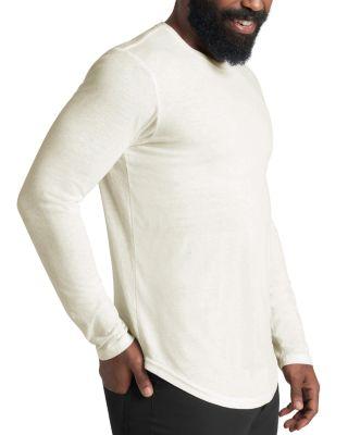 Slim Fit Heathered Long Sleeve Tee by GOODLIFE
