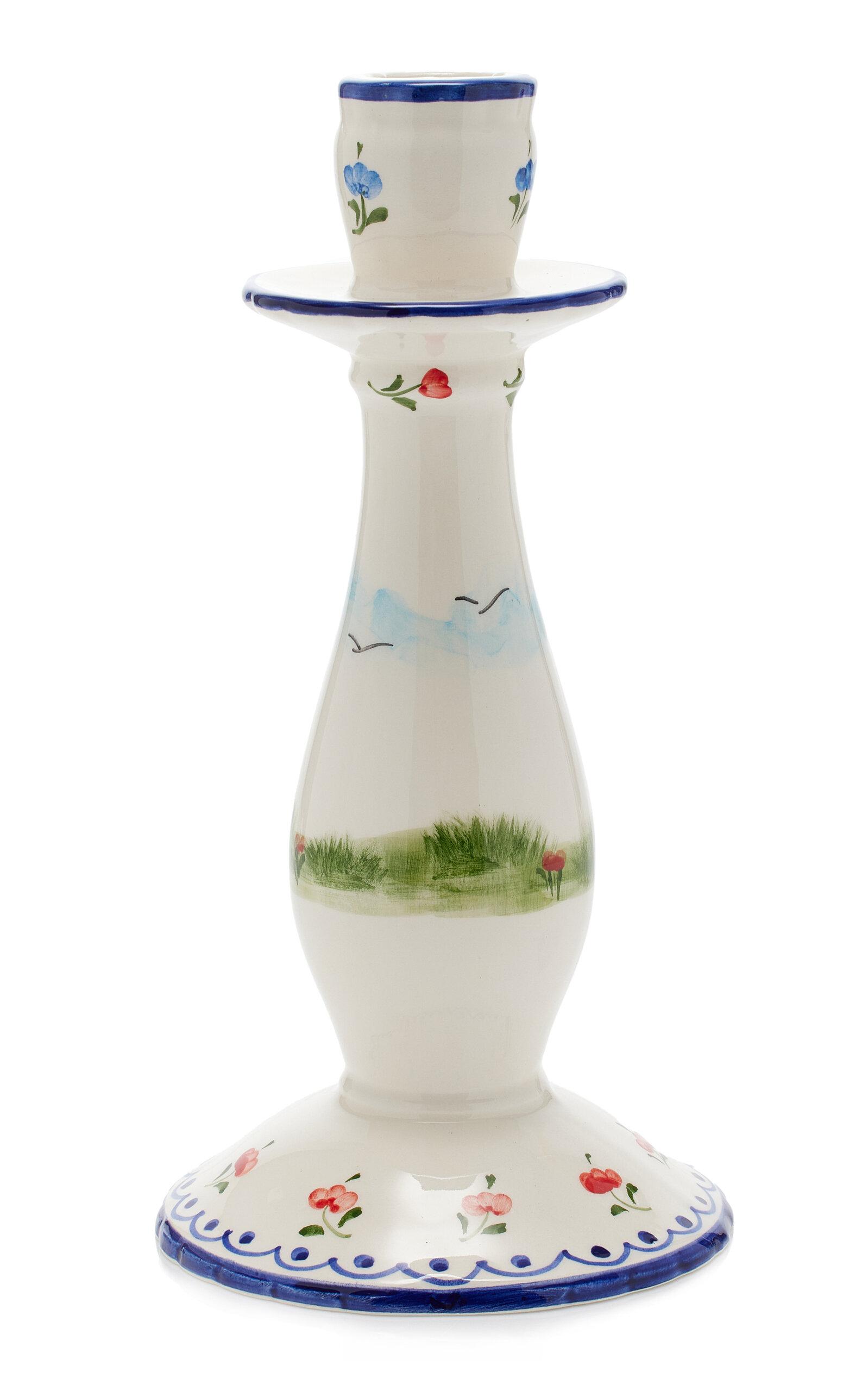 Goods by Laura Chautin - Landscape Ceramic Candle Holder - Multi - Moda Operandi by GOODS BY LAURA CHAUTIN