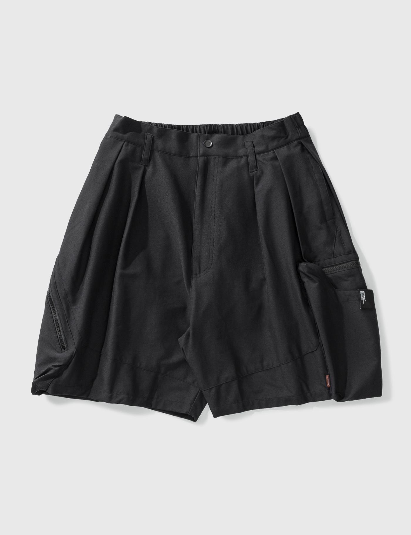 GOOPiMADE® “RM-01” Soft Box Utility Pocket Shorts by GOOPI MADE