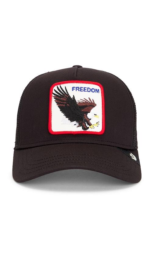 Goorin Brothers Freedom Eagle Trucker Hat in Black by GOORIN BROS