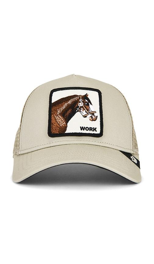 Goorin Brothers Work Horse Trucker Hat in Cream by GOORIN BROS