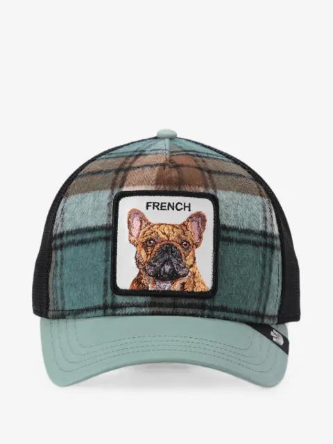 check-pattern logo-patch cap by GOORIN BROS