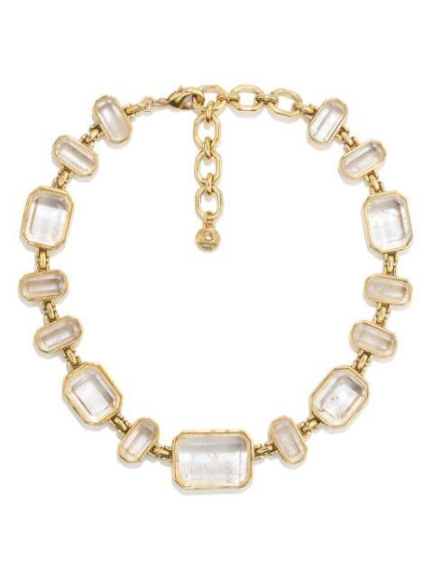 24kt gold plated choker necklace by GOOSSENS