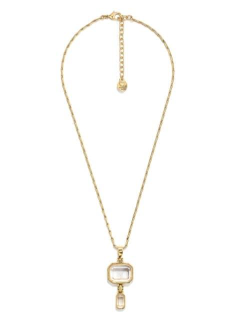 24kt gold plated pendant necklace by GOOSSENS