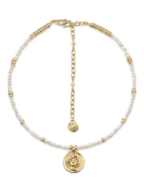 Astro Cancer Pearls necklace by GOOSSENS