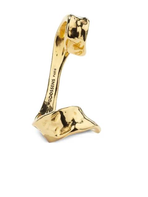 Lutèce plated ear cuff by GOOSSENS