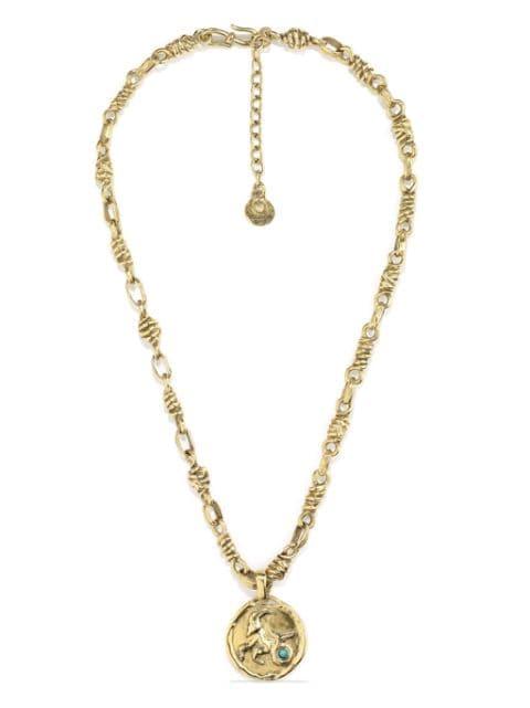 Talisman Capricorn medal necklace by GOOSSENS