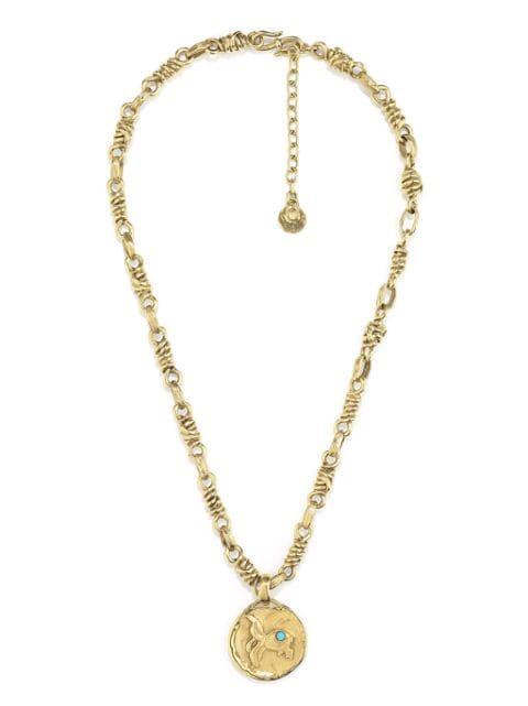 Talisman Pisces medal necklace by GOOSSENS