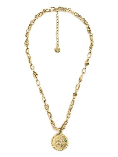 Talisman Sagittarius medal necklace by GOOSSENS
