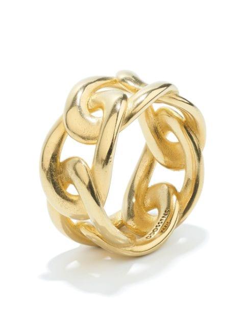 lhassa chunky chain-link ring by GOOSSENS