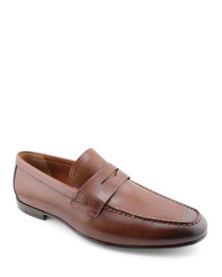 Men's Morgan Slip On Moc Toe Penny Loafers by GORDON RUSH