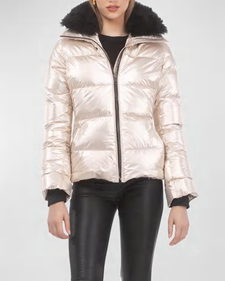 Apres-Ski Jacket With Detachable Toscana Lamb Shearling Collar by GORSKI