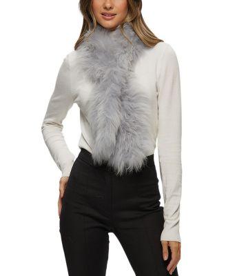 Cashmere Goat Knit Pull-Through Scarf by GORSKI