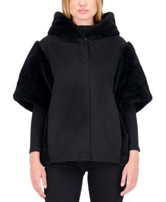 Cashmere Jacket with Sheared Cashmere Goat Trim by GORSKI