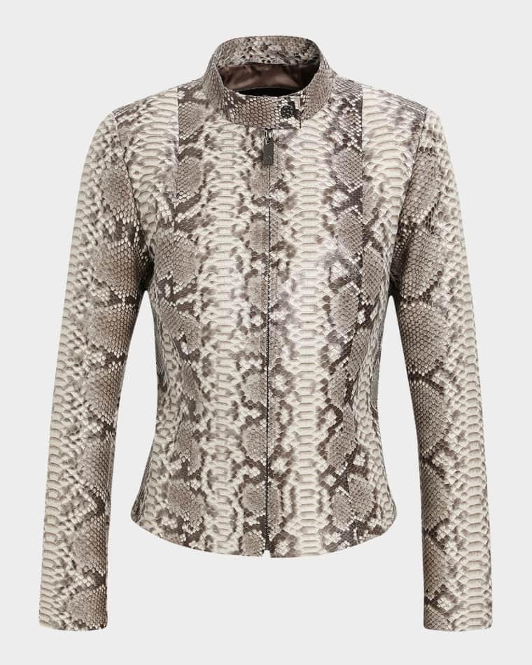 Fitted Python Jacket by GORSKI