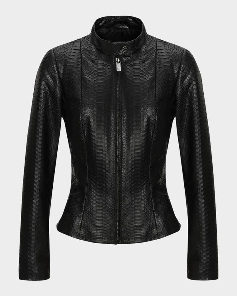 Fitted Python Jacket by GORSKI