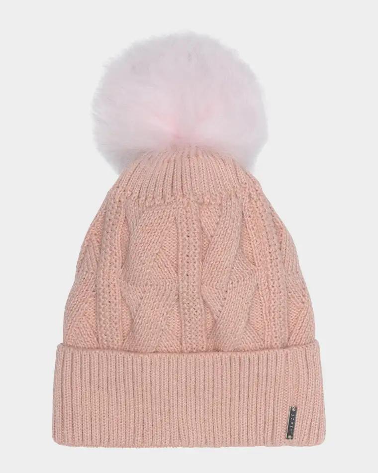 Knit Hat With Select Lamb Pom by GORSKI
