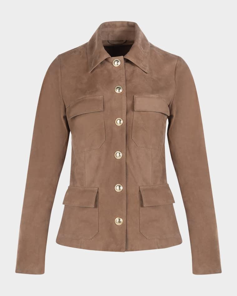 Metis Suede Single-Breasted Jacket by GORSKI