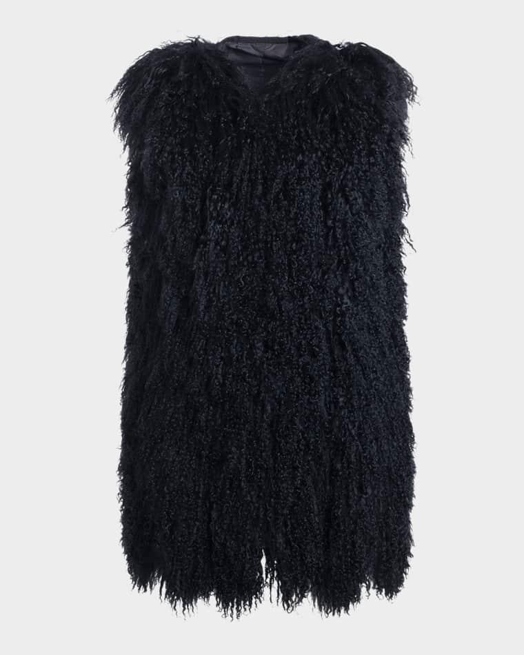 Monoglian Lamb Vertical Layer Vest by GORSKI