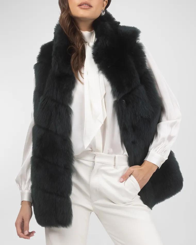 Reversible Merinillo Lamb Shearling Vest by GORSKI