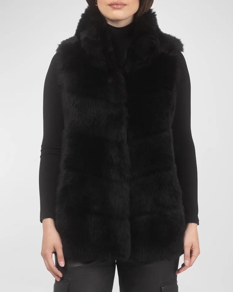 Reversible Merinillo Lamb Shearling Vest by GORSKI