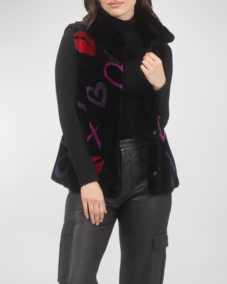 Reversible Shearling Lamb Vest by GORSKI