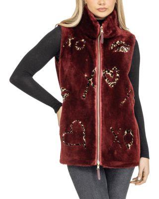 Reversible Shearling Zipper Vest by GORSKI