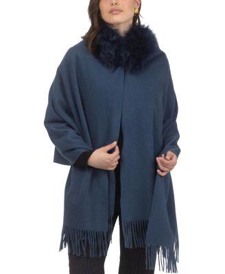 Select Cashmere Stole with Select Lamb Collar by GORSKI