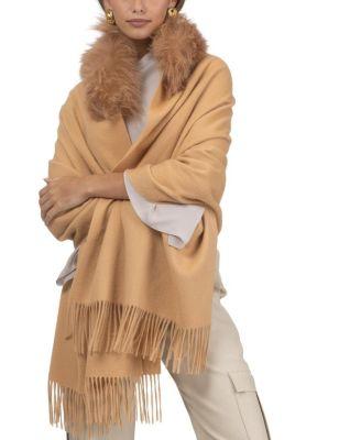 Select Cashmere Stole with Select Lamb Collar by GORSKI